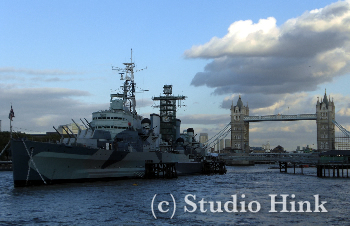HMS Belfast, Tower Bridge